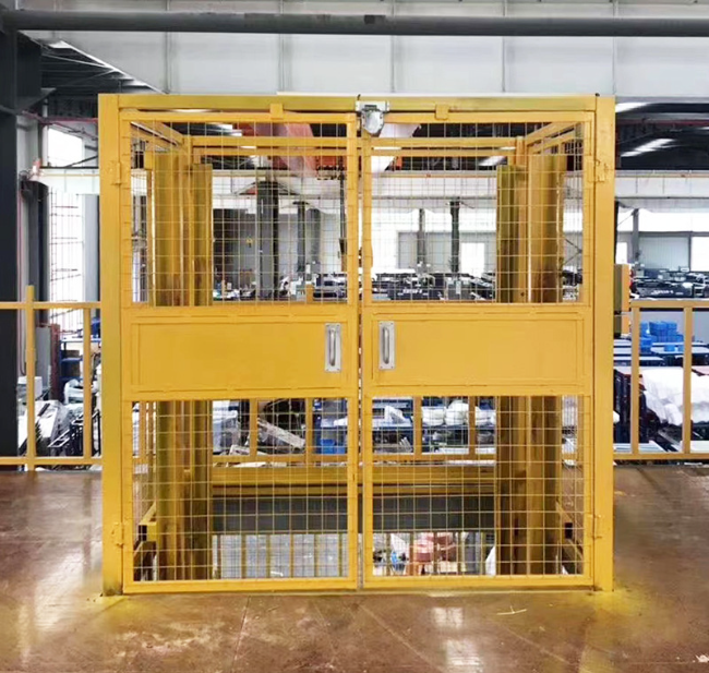 蕉城智能导轨式升降机亮相